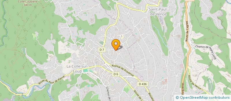 localisation de l'entreprise CORE  LA COLLE-SUR-LOUP