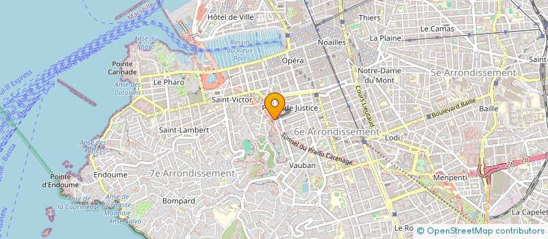 localisation de l'entreprise CORE CORSU à MARSEILLE