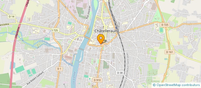localisation de l'entreprise CORE DE BALLET à CHATELLERAULT