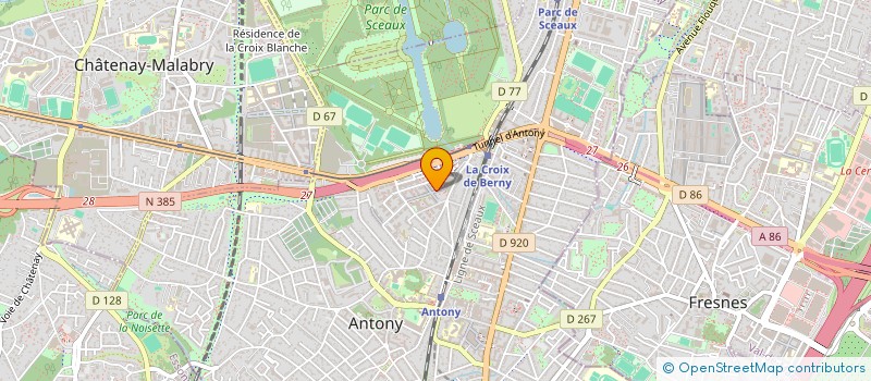 localisation de l'entreprise CORE HEALTH PARTNER à ANTONY