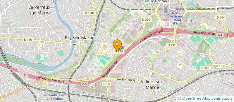 localisation de l'entreprise CORE INTEX  LIMEIL-BREVANNES