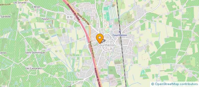 localisation de l'entreprise CORE INVEST IMMO  COURTHEZON