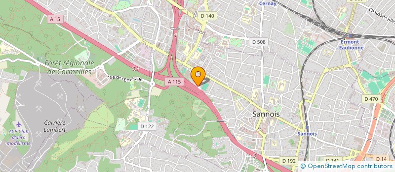 localisation de l'entreprise CORE K SOLUTIONS  SANNOIS