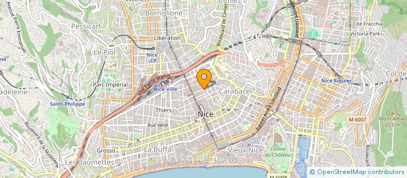 localisation de l'entreprise CORE - MORENO JUNCO  NICE