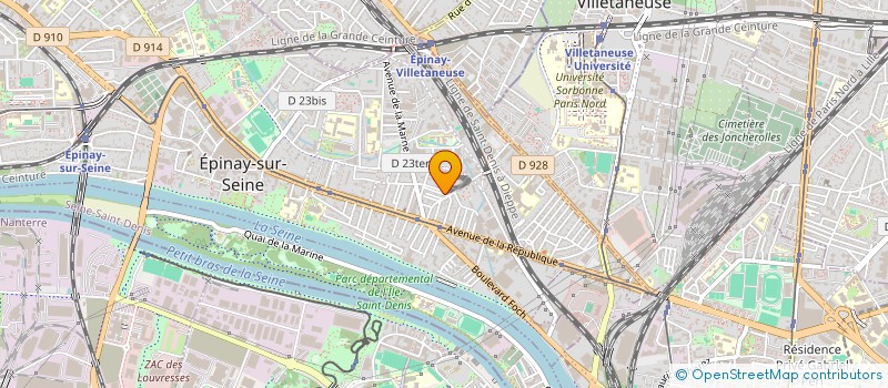 localisation de l'entreprise CORE OF BUILDING  EPINAY-SUR-SEINE