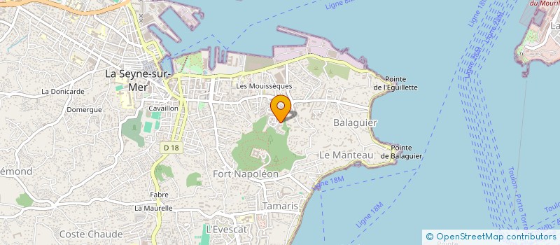 localisation de l'entreprise CORE RESONANCE à LA SEYNE-SUR-MER