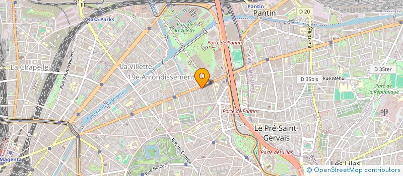 localisation de l'entreprise COREA  PARIS