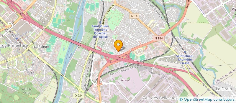 localisation de l'entreprise COREA à SAINT-OUEN-L'AUMONE