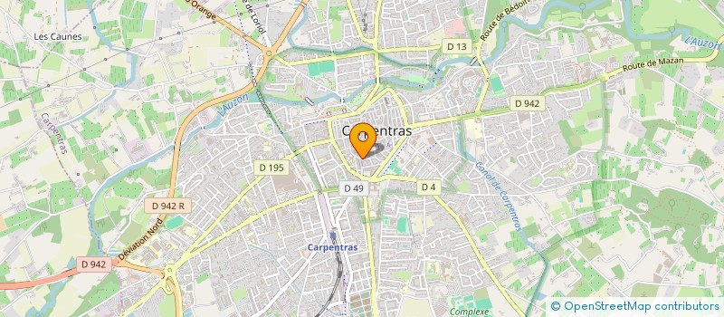 localisation de l'entreprise COREAL  CARPENTRAS