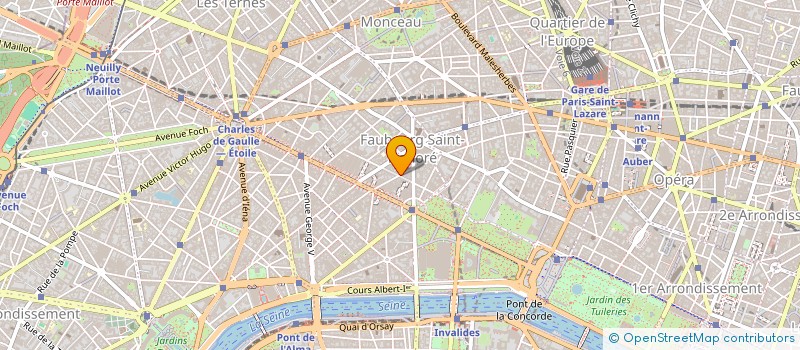 localisation de l'entreprise COREAL INVEST  PARIS