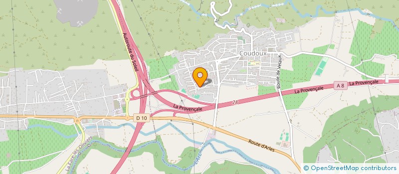 localisation de l'entreprise COREAME  COUDOUX