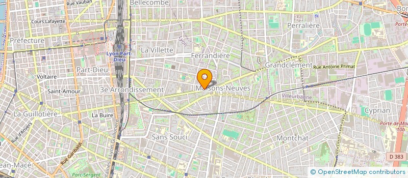 localisation de l'entreprise COREAR à LYON