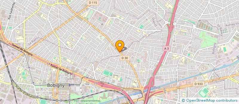 localisation de l'entreprise COREBA à DRANCY
