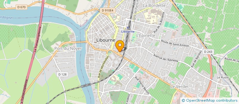 localisation de l'entreprise COREBA à LIBOURNE