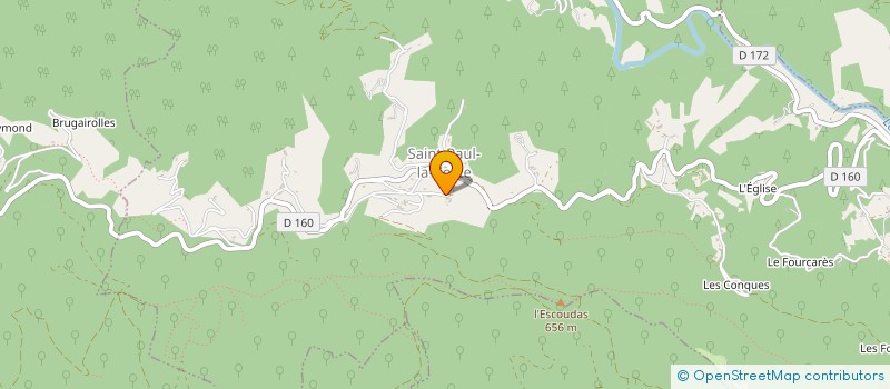 localisation de l'entreprise COREBAT  SAINT-PAUL-LA-COSTE