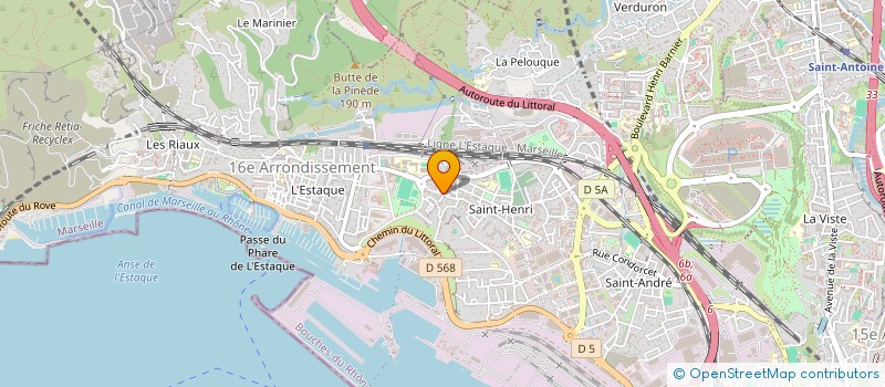 localisation de l'entreprise COREBAT  MARSEILLE