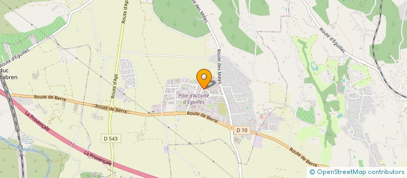 localisation de l'entreprise COREDI  EGUILLES