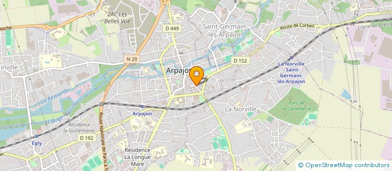 localisation de l'entreprise COREDIF à ARPAJON