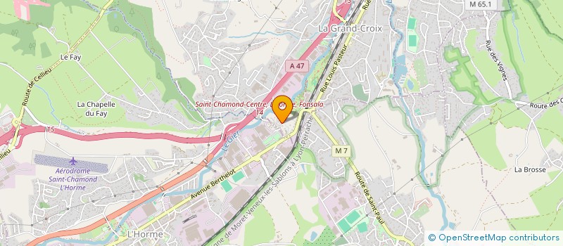 localisation de l'entreprise COREDIM  LA GRAND-CROIX