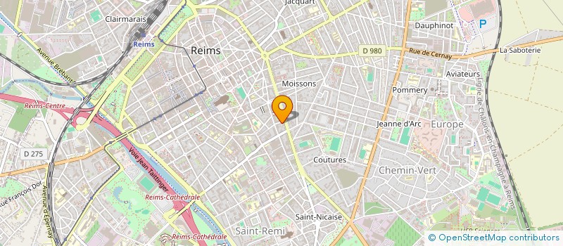 localisation de l'entreprise COREEIMS  REIMS