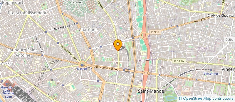 localisation de l'entreprise COREGIL COIFFURE  PARIS