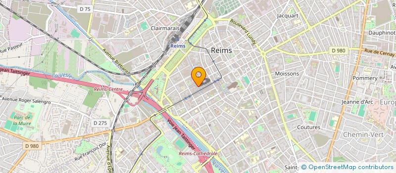 localisation de l'entreprise CORELA à REIMS