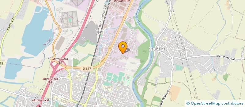 localisation de l'entreprise CORELEC  MURET