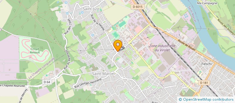 localisation de l'entreprise CORELEM  EVREUX