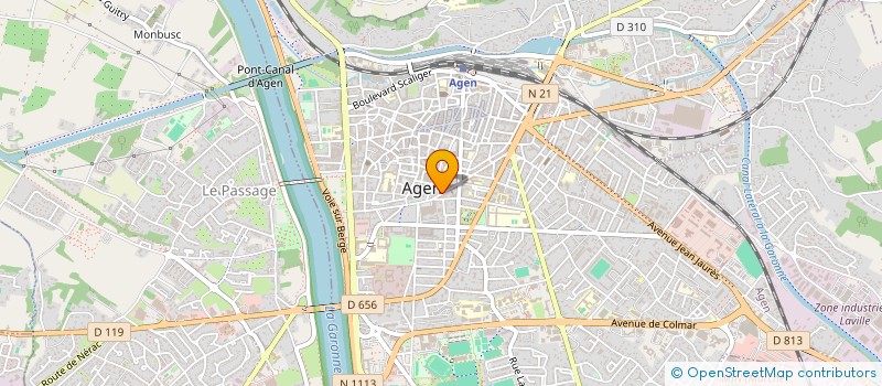 localisation de l'entreprise CORELIA SARL à AGEN