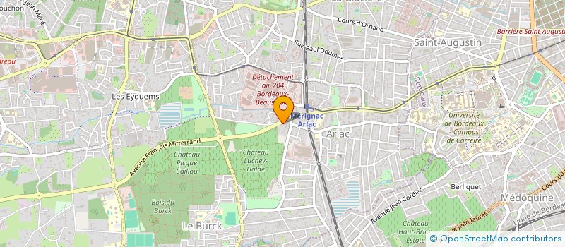 localisation de l'entreprise CORELINE 2  MERIGNAC