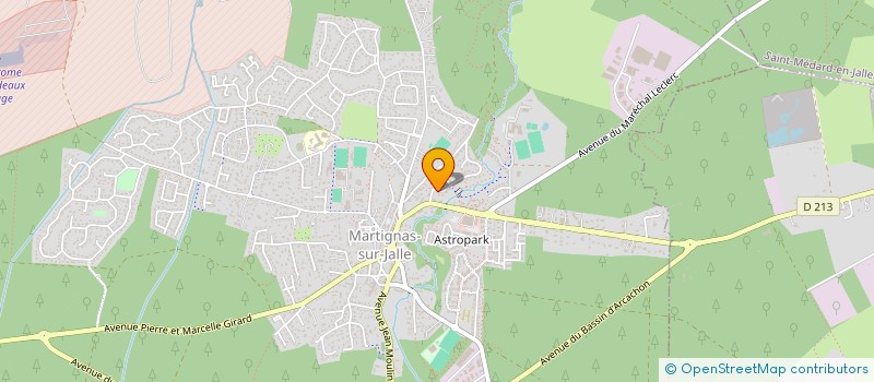 localisation de l'entreprise CORELINE  MERIGNAC