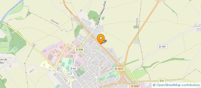 localisation de l'entreprise CORELISE à PERONNE