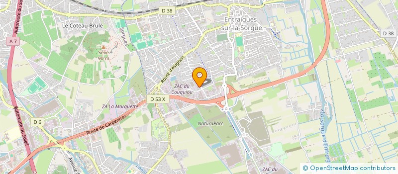 localisation de l'entreprise CORELLIAN  ENTRAIGUES-SUR-LA-SORGUE