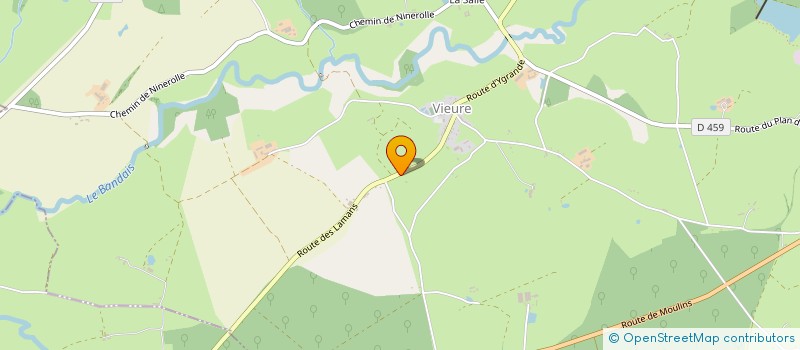 localisation de l'entreprise CORELYIA  VIEURE