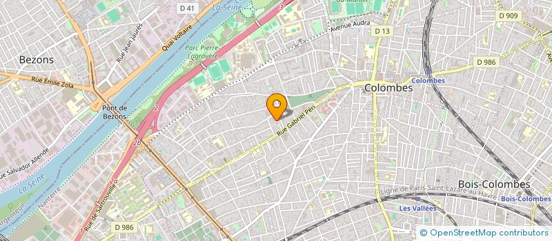 localisation de l'entreprise COREM CAPITAL à COLOMBES