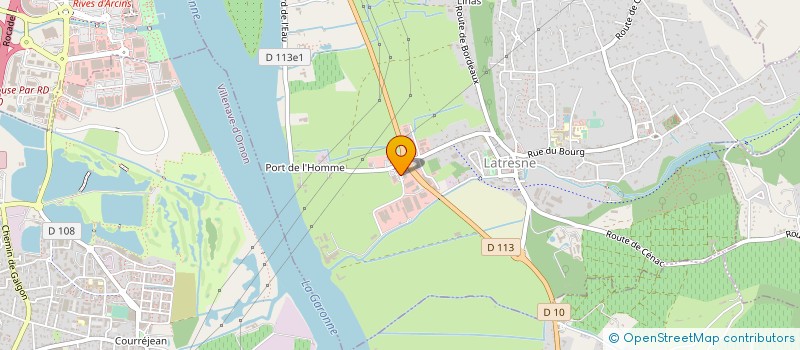 localisation de l'entreprise COREMA à LATRESNE