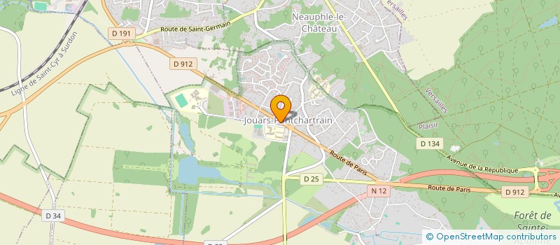 localisation de l'entreprise COREMA  JOUARS-PONTCHARTRAIN