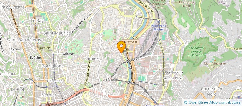 localisation de l'entreprise COREMAP CONSTRUC RENOV MACONNERIE PEINTU  NICE