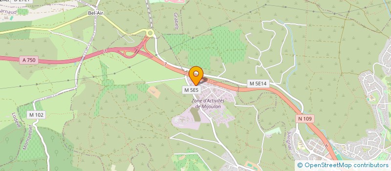 localisation de l'entreprise COREMAT à SAINT-GEORGES-D'ORQUES
