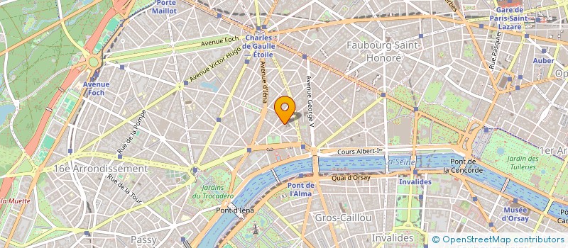 localisation de l'entreprise COREMEP (COMPAGNIE DE RECHERCHES ET D ETUDES SUR LES MEP)  PARIS