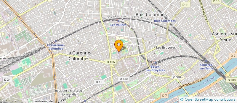 localisation de l'entreprise COREMU à BOIS-COLOMBES