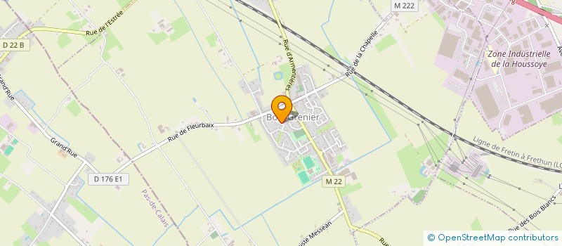 localisation de l'entreprise COREMY à BOIS-GRENIER