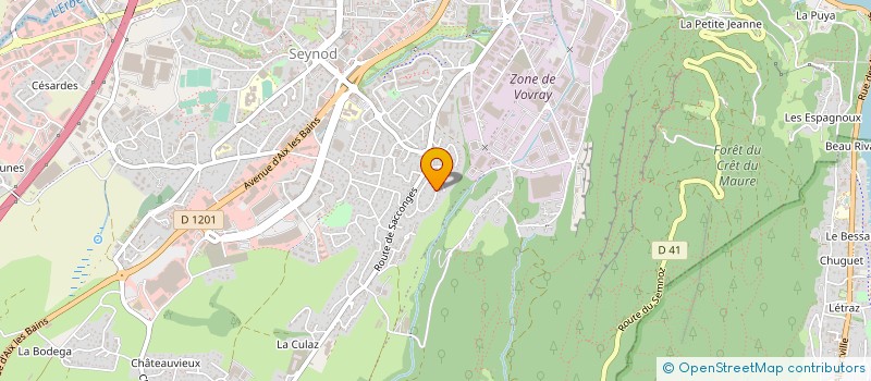 localisation de l'entreprise COREN-MAX à ANNECY