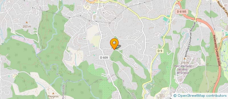 localisation de l'entreprise CORENO à GRASSE