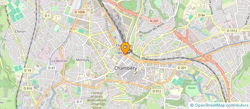 localisation de l'entreprise CORENTIN à CHAMBERY