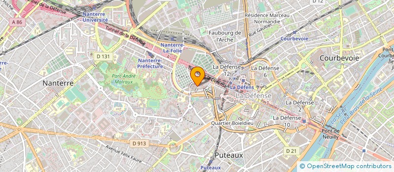 localisation de l'entreprise CORENTIN à PUTEAUX