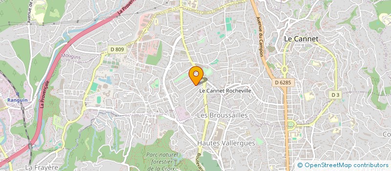 localisation de l'entreprise CORENTIN à LE CANNET