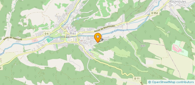 localisation de l'entreprise CORENTIN BONDIL  RIEZ