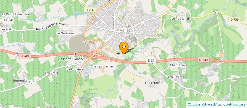 localisation de l'entreprise CORENTIN GABORIT  VALLET