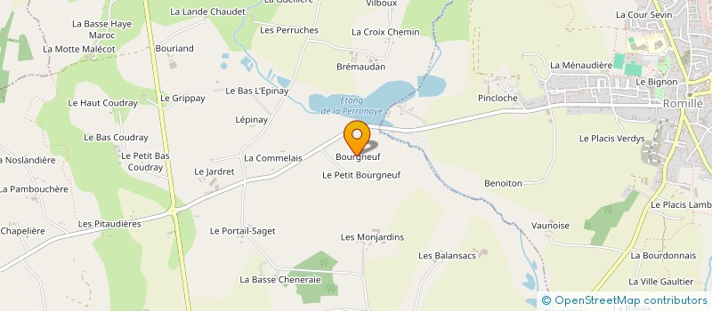 localisation de l'entreprise CORENTIN PORTES MACONNERIE  BEDEE